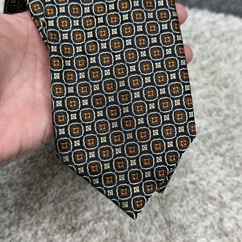 Canali Thick Silk Tie Necktie Italy men's size (3.75 x 59)